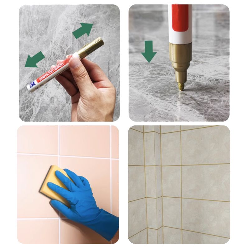 Ripob | Professioneller Fugenstift für Keramiktitel | Anti-Schimmel-Formel | Wasserfest & Lichtbeständig | Wasserbasierte Tinte | Inklusive Versiegelungseffekt