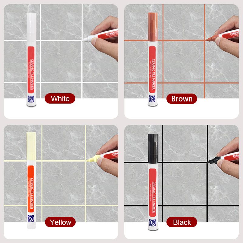 Ripob | Fugenreparaturstift | Wasserdichter Polymerdichtstoff | Anti-Schimmel-Formel | Schnell trocknend & geruchlos | Für Fliesen im Badezimmer & in der Küche