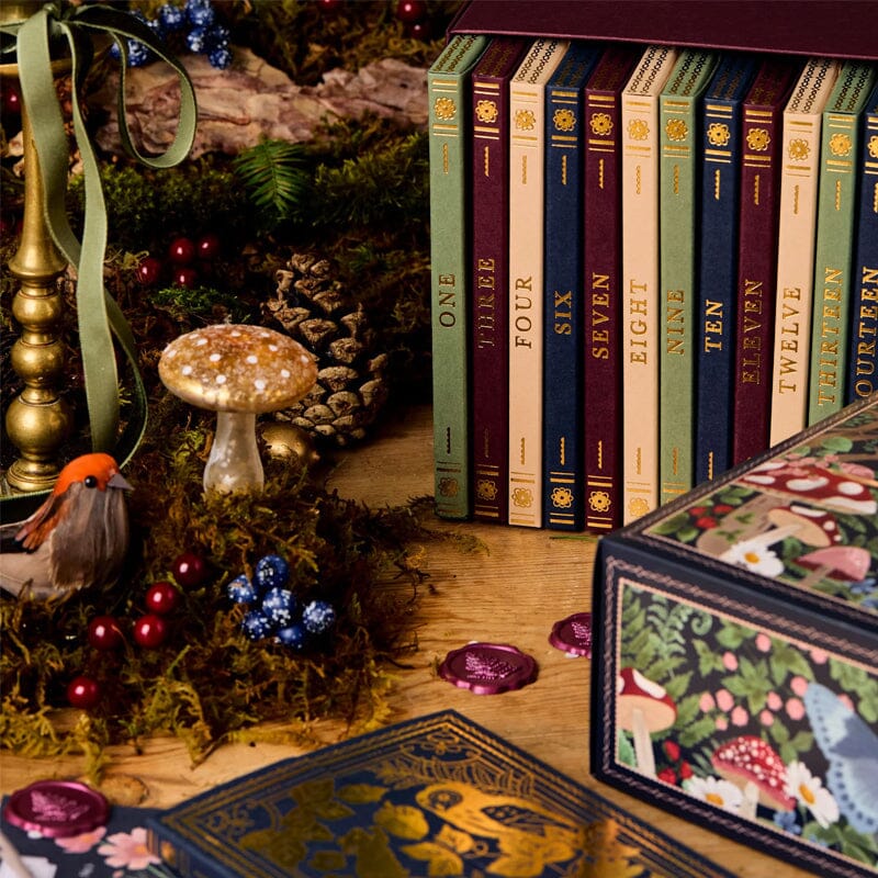 Ripob | 24 Tage Premium Schreibwaren Adventskalender | Limitierte "Winterwald" Edition | 24 Exklusive Schreibwarenüberraschungen | Nachhaltig & Plastikfrei | Inklusive Kalender 2025 & Zubehör