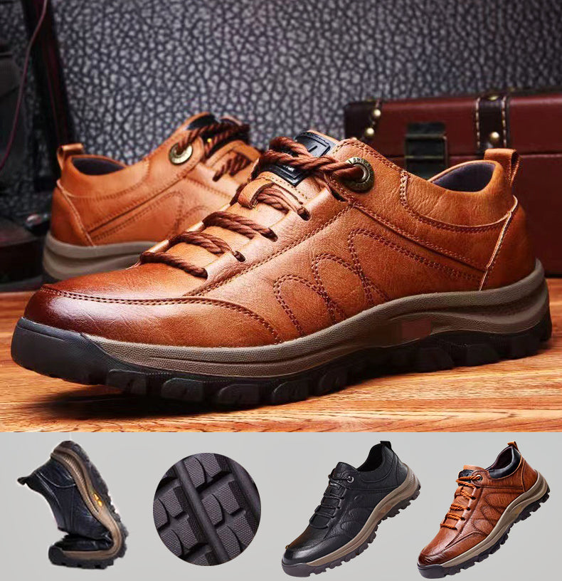 Handgefertigte Freizeitschuhe für Männer aus echtem Leder