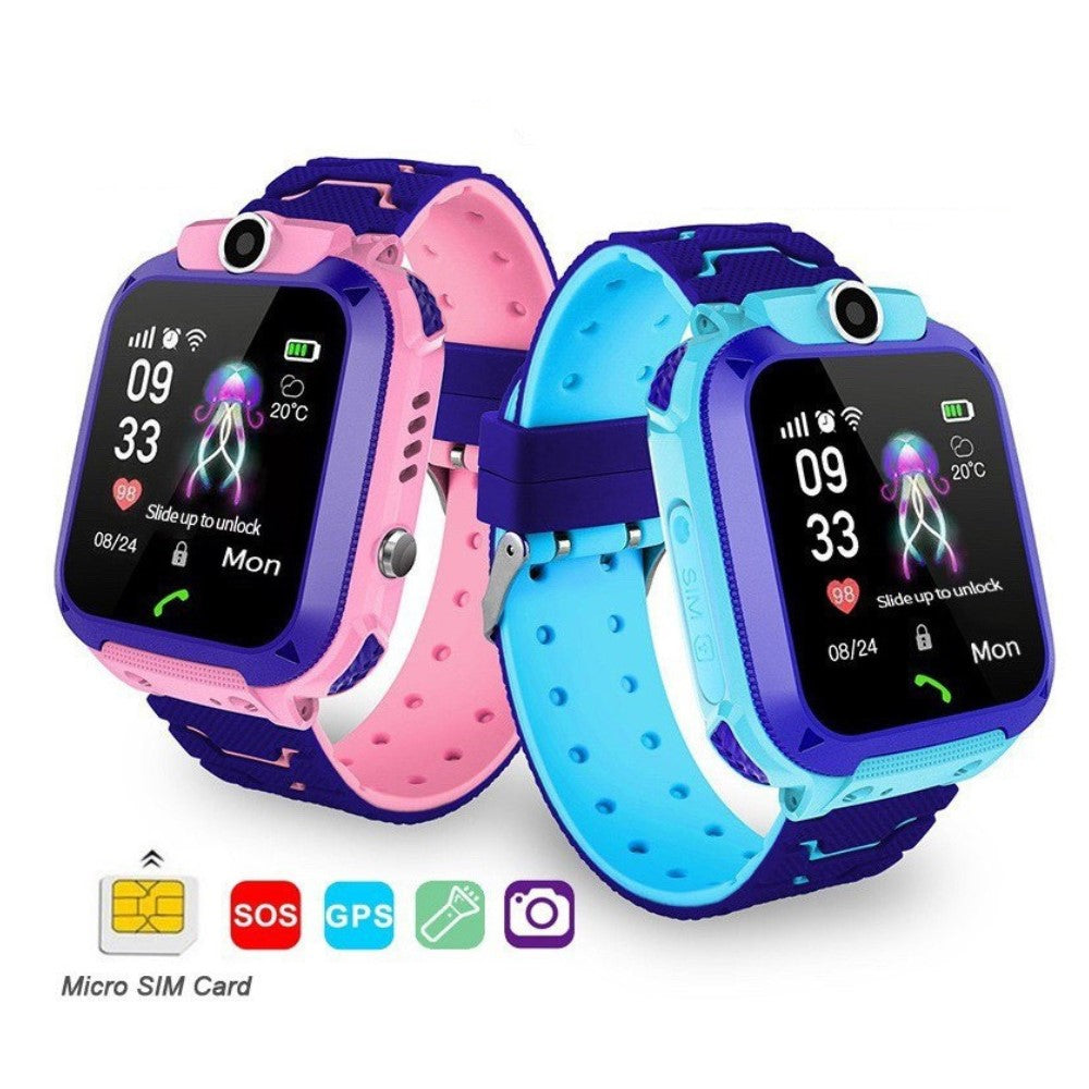 Kinder-Smartwatch mit GPS, Kamera, Telefonanrufen und SOS-Button