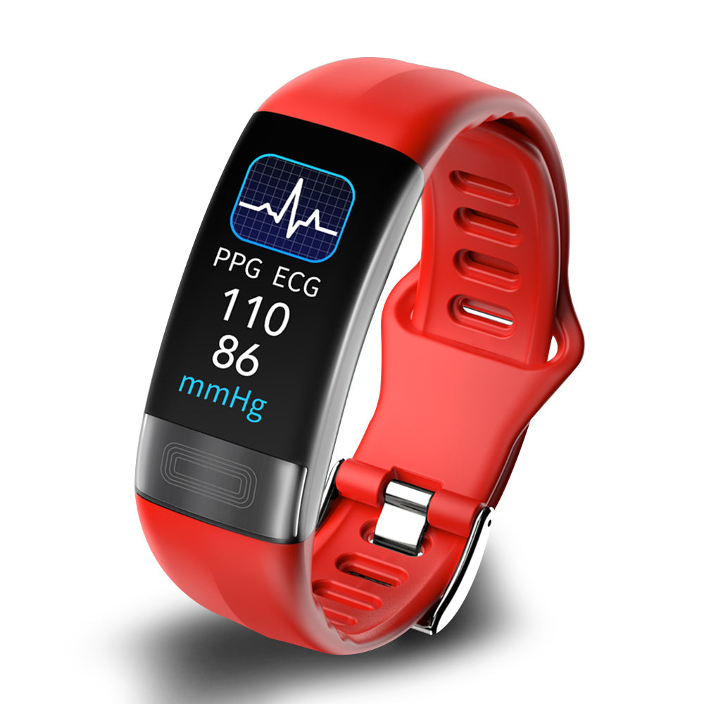 Ripob | P11 Plus Gesundheits-Tracker | Professionelle EKG- und Blutdrucküberwachung | HRV-Analyse mit Lorenz-Streudiagramm | SpO2- und Schlafscreening | IP67 wasserdicht | Fahrradverfolgung