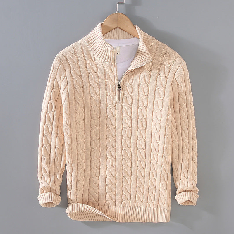 Herren Halbzip-Jumper | Moderner Schnitt mit hohem Kragen