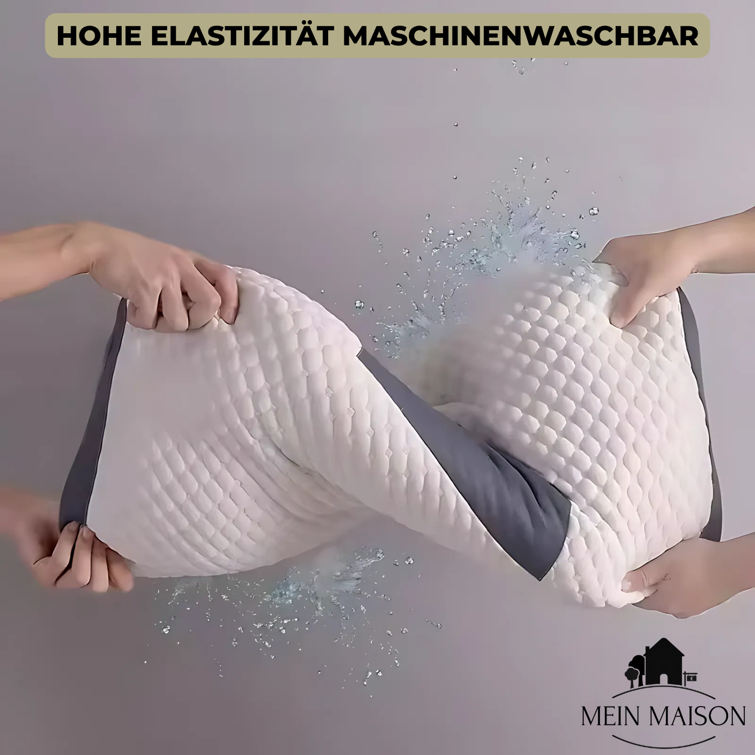 Orthopädisches Nackenkissen OrthoRest | Ergonomische Kontur | Memory-Schaum | Atmungsaktiv