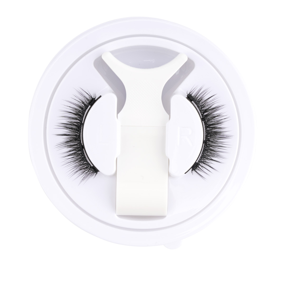 Ripob | Professionelles Magnet-Wimpern-Set | Kleberfrei & Wiederverwendbar | 3D Volumeneffekt | Inklusive Präzisionsapplikator | Wind- & Wasserfest | Hypoallergen