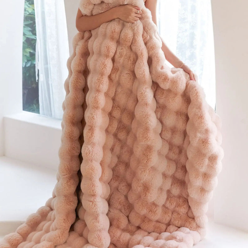 Flauschdecke SnuggleSoft | Wendbar | Ganzjährige Wärme | Fleece