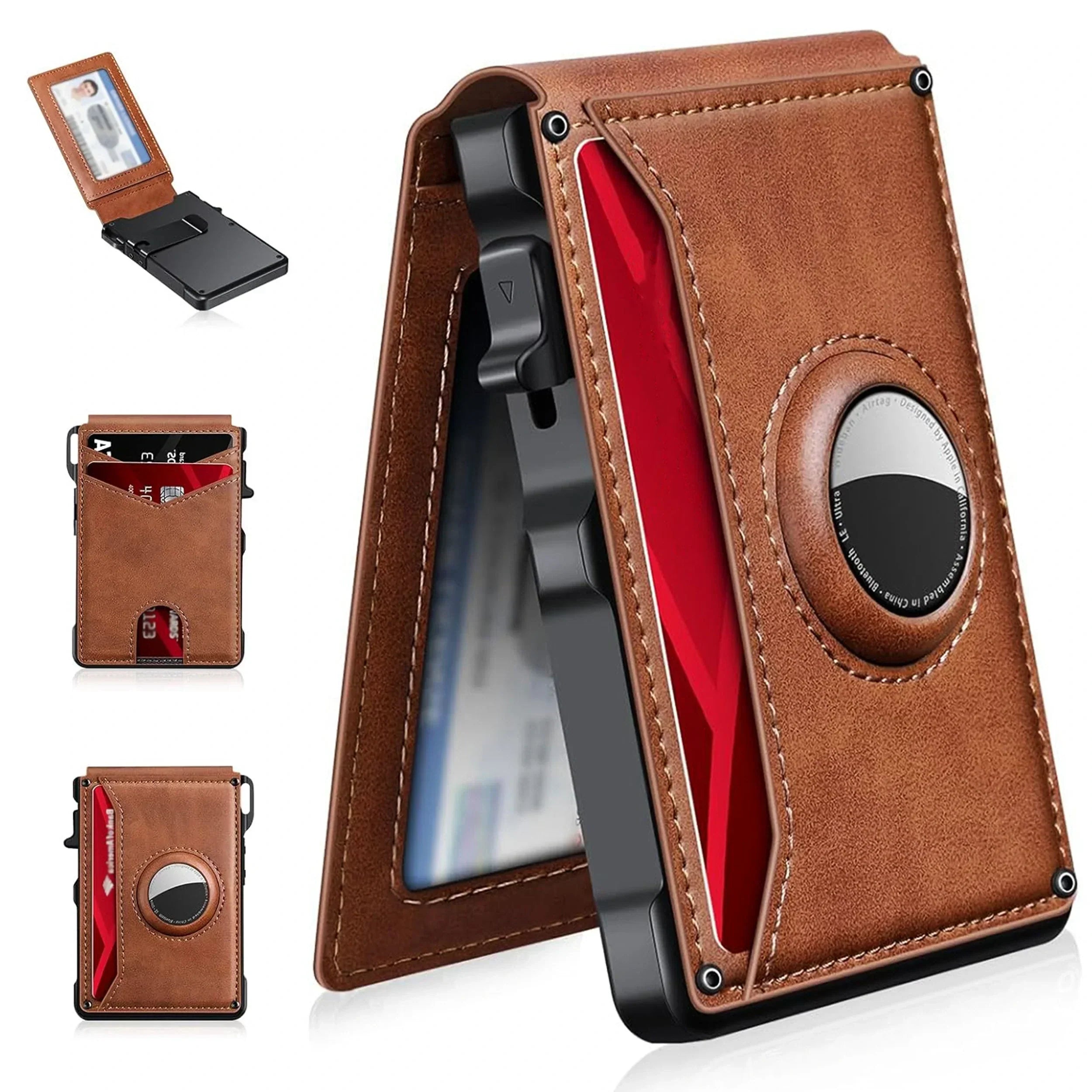 Luxurious Airtag Wallet