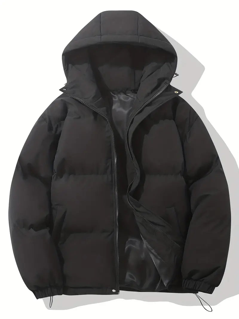 Damen Steppmantel mit Kapuze – Ge quiltete Winterjacke