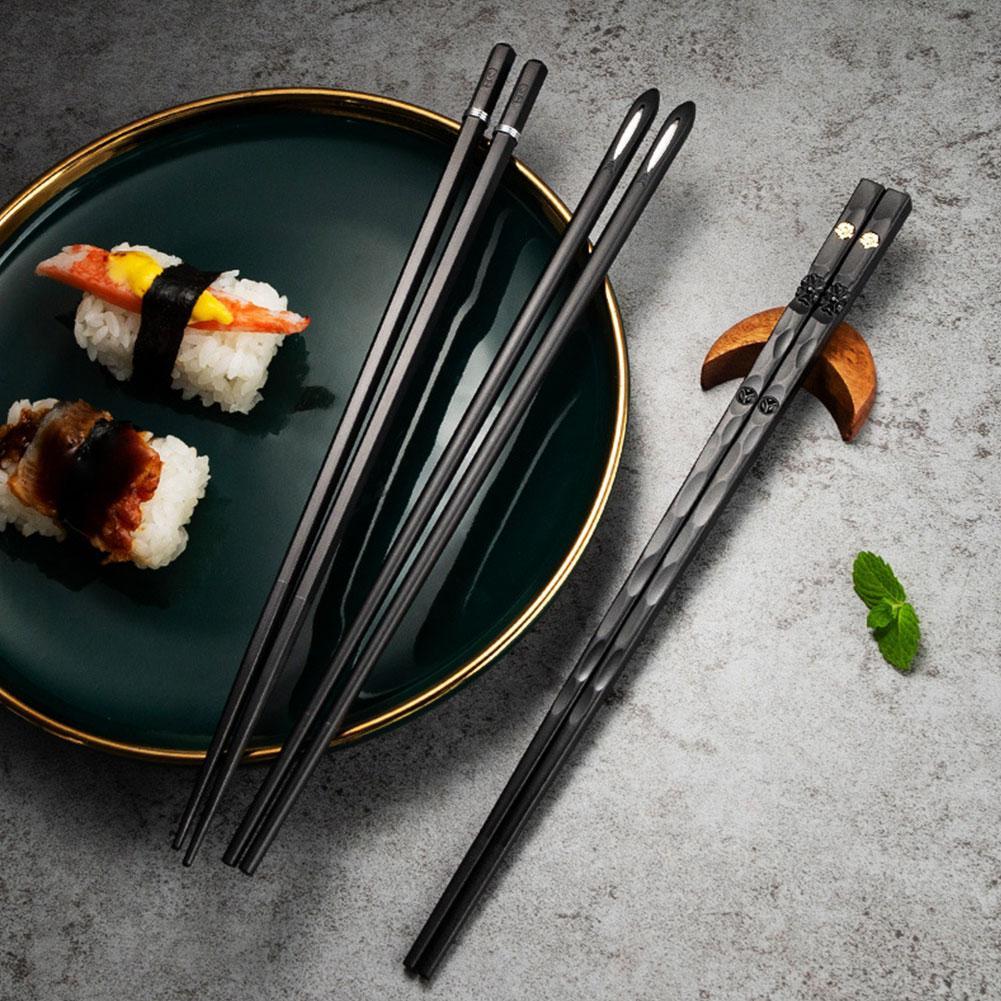 Ripob | DineLux – Luxuriöses Essstäbchen-Set mit Raffinierten Designs (5 Paare)