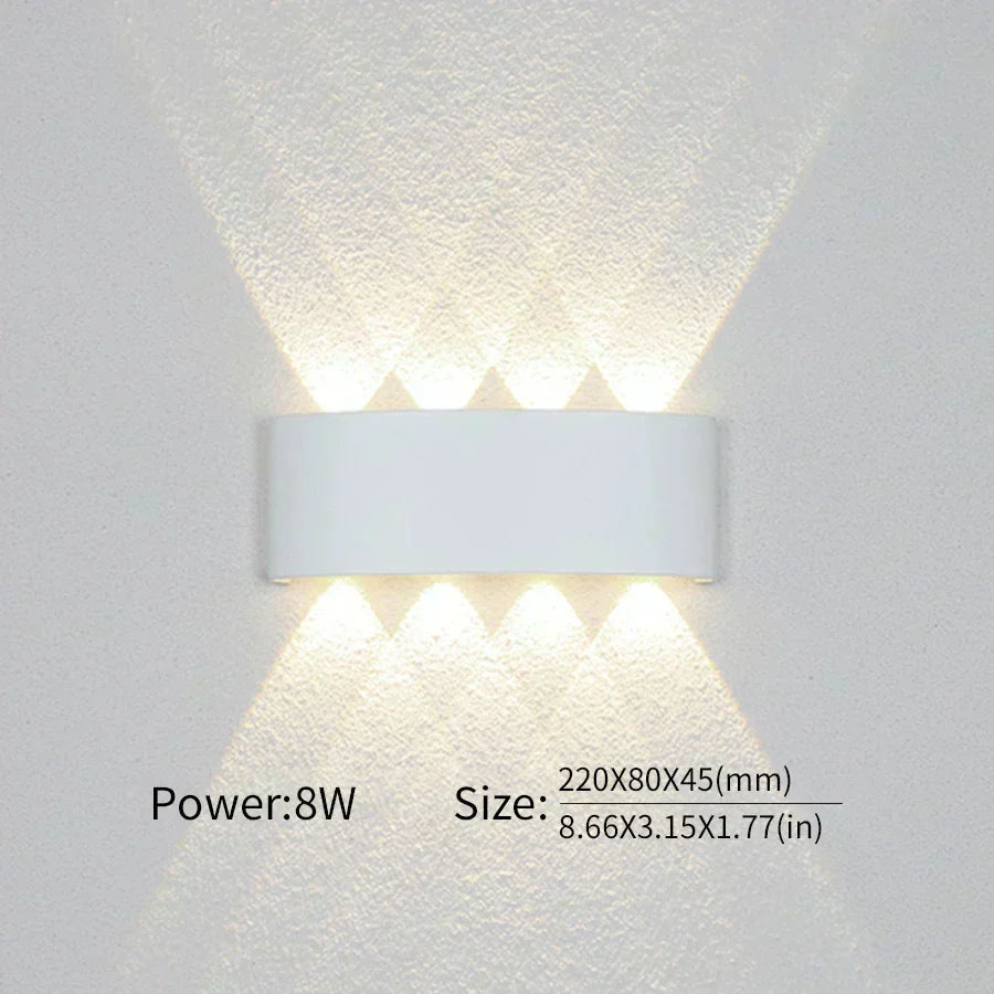 Moderne Beleuchtung, Innen oder Außen: Die vielseitige LED-Wandleuchte