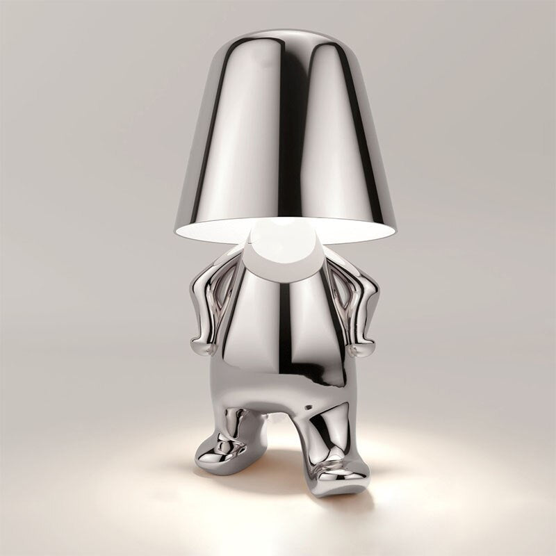 Goldene Moderne Design Figur LED Tischlampe