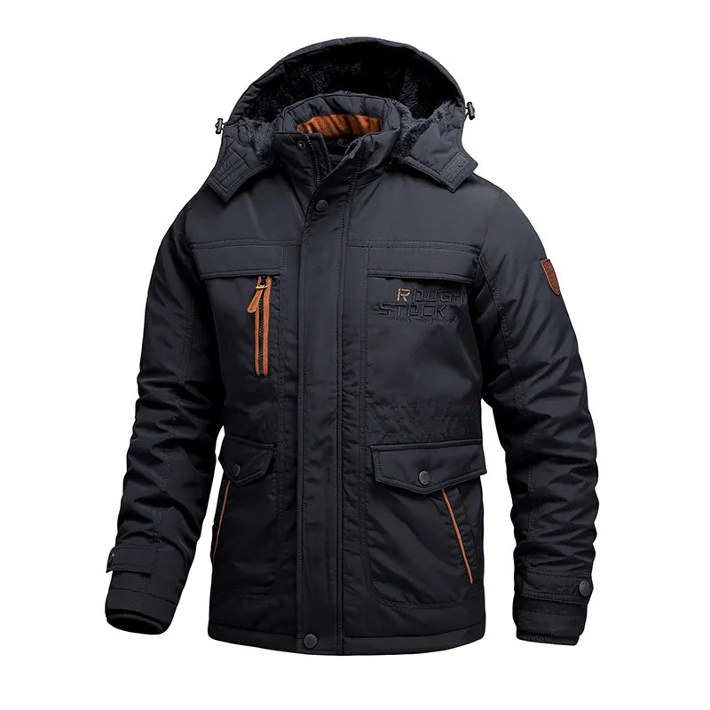 Herren isolierte Winterjacke | Wetterbeständiges Design und täglicher Schutz