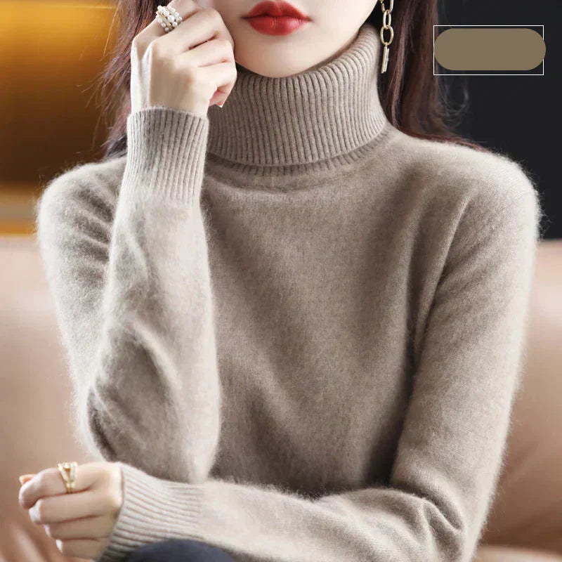 Weicher Rollkragenpullover aus Kaschmir | Damen
