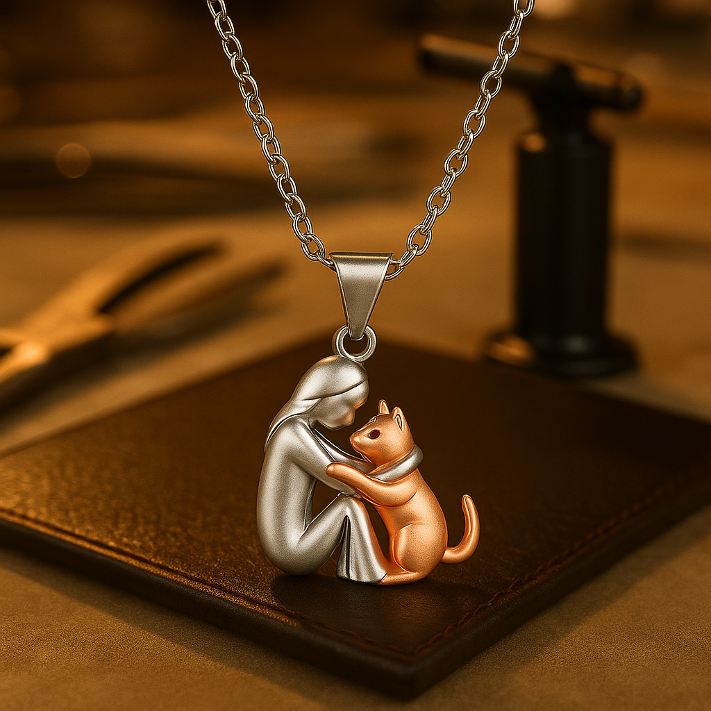 Avalance | Eleganter Umarmungs-Anhänger-Halskette Stilvolle Schmuckstücke