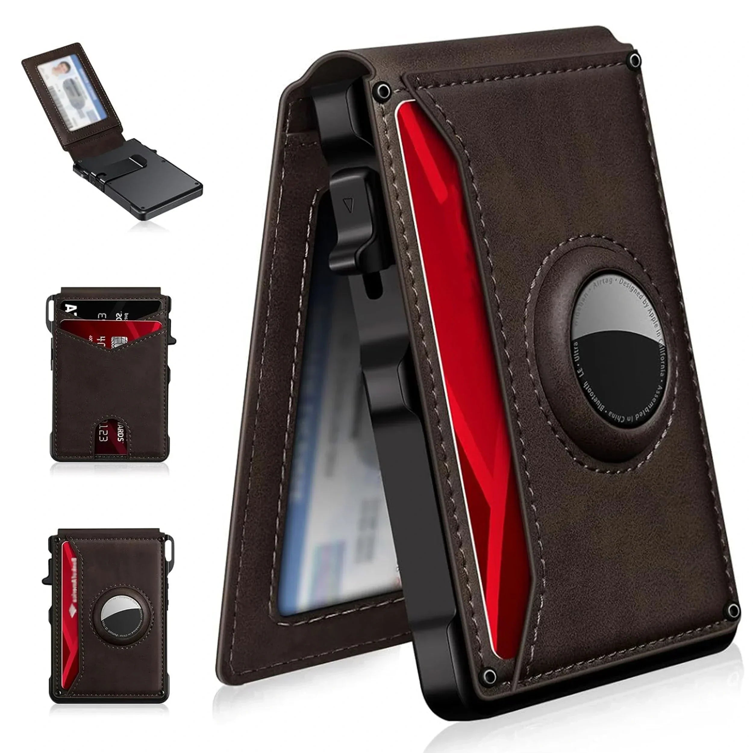 Luxurious Airtag Wallet