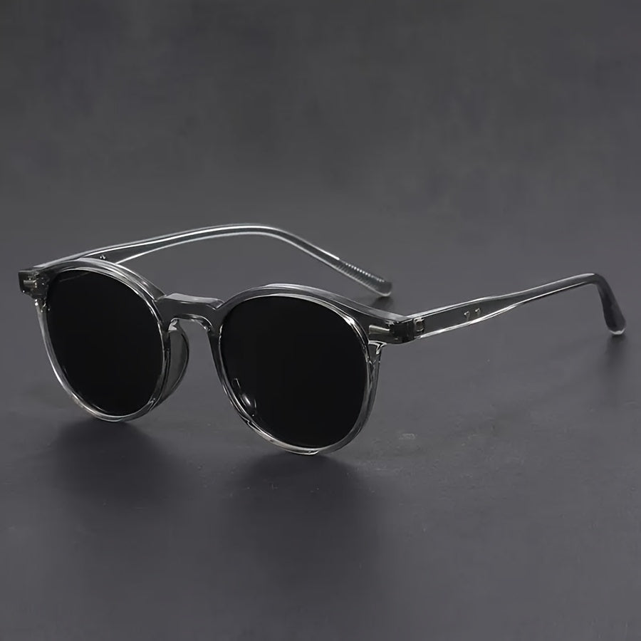 Herren Sonnenbrille RetroView – Runde Schildpattbrille mit leichtem Rahmen