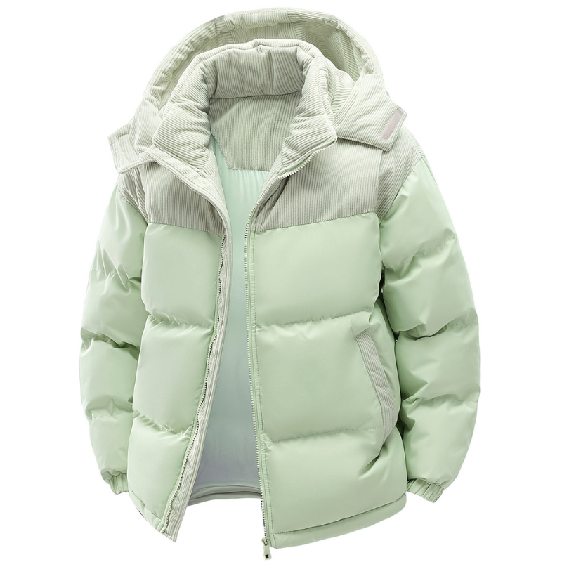Winterjacke für Herren | Gepolsterte Jacke mit Kapuze | Warm & Winddicht