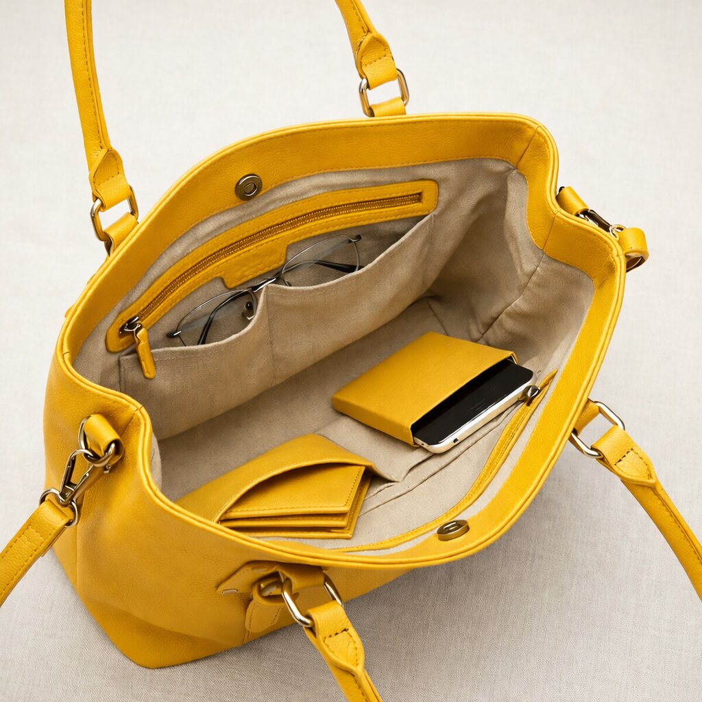 Handtasche für Frauen | Leder Umhängetasche | Schultertasche | Lunava