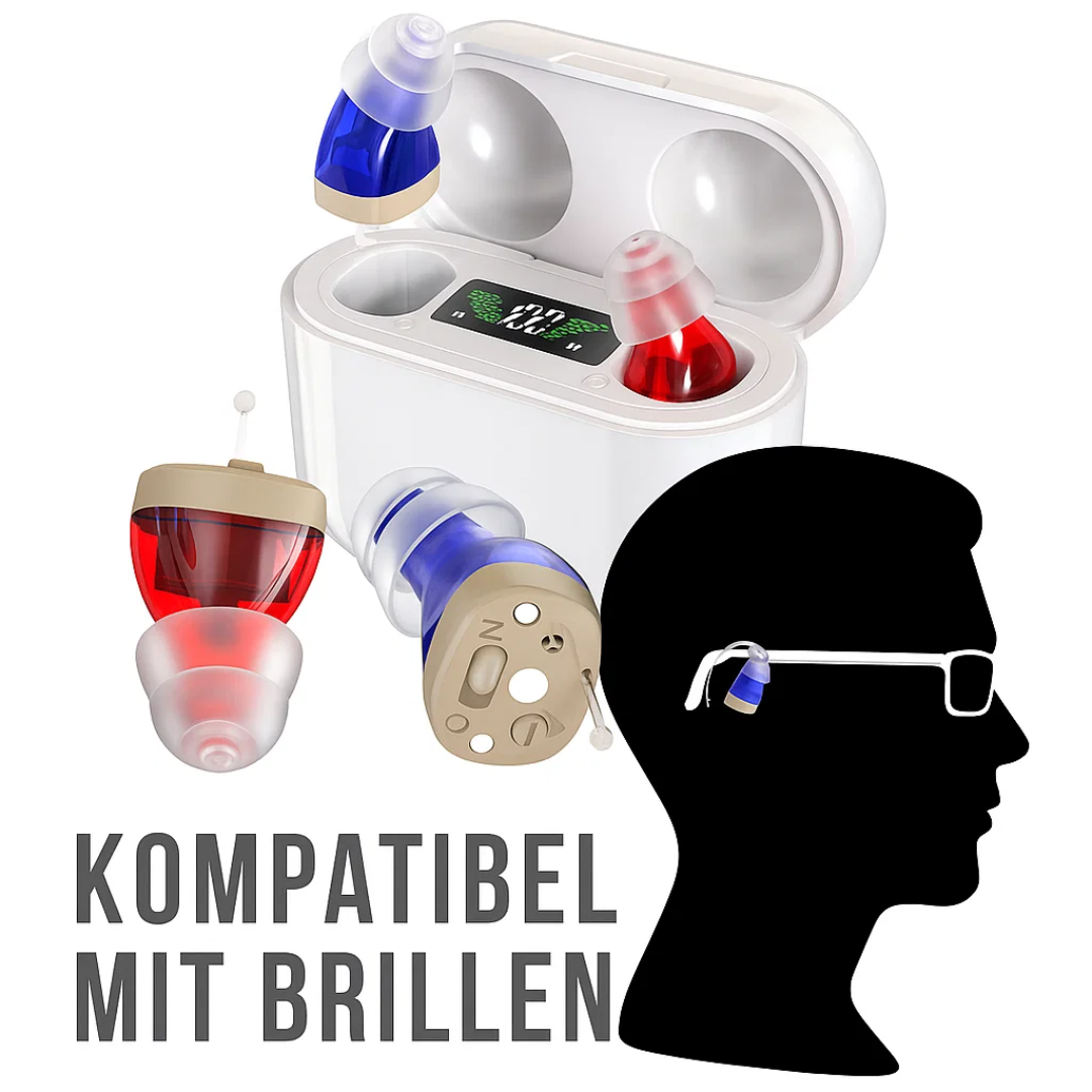 Drahtlose wiederaufladbare Hörgeräte
