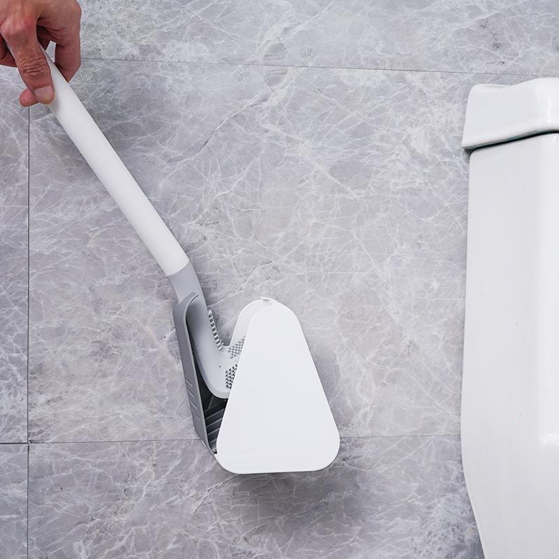Silicon-Toilettenbürste | Toilettenbürste mit Halter | WC Bürste | Cleanova