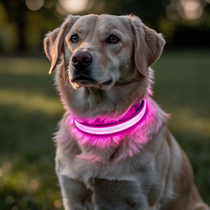 Glow-Halsband für Hunde | LED-Hundehalsband | GlowHund