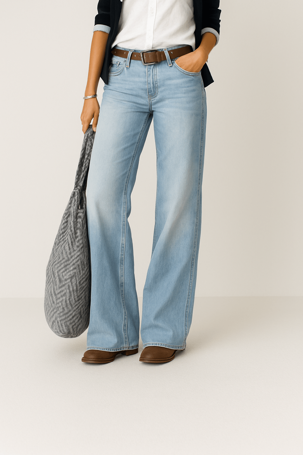 Weite Denim-Jeans für Frauen | Lässig & Stilvoll