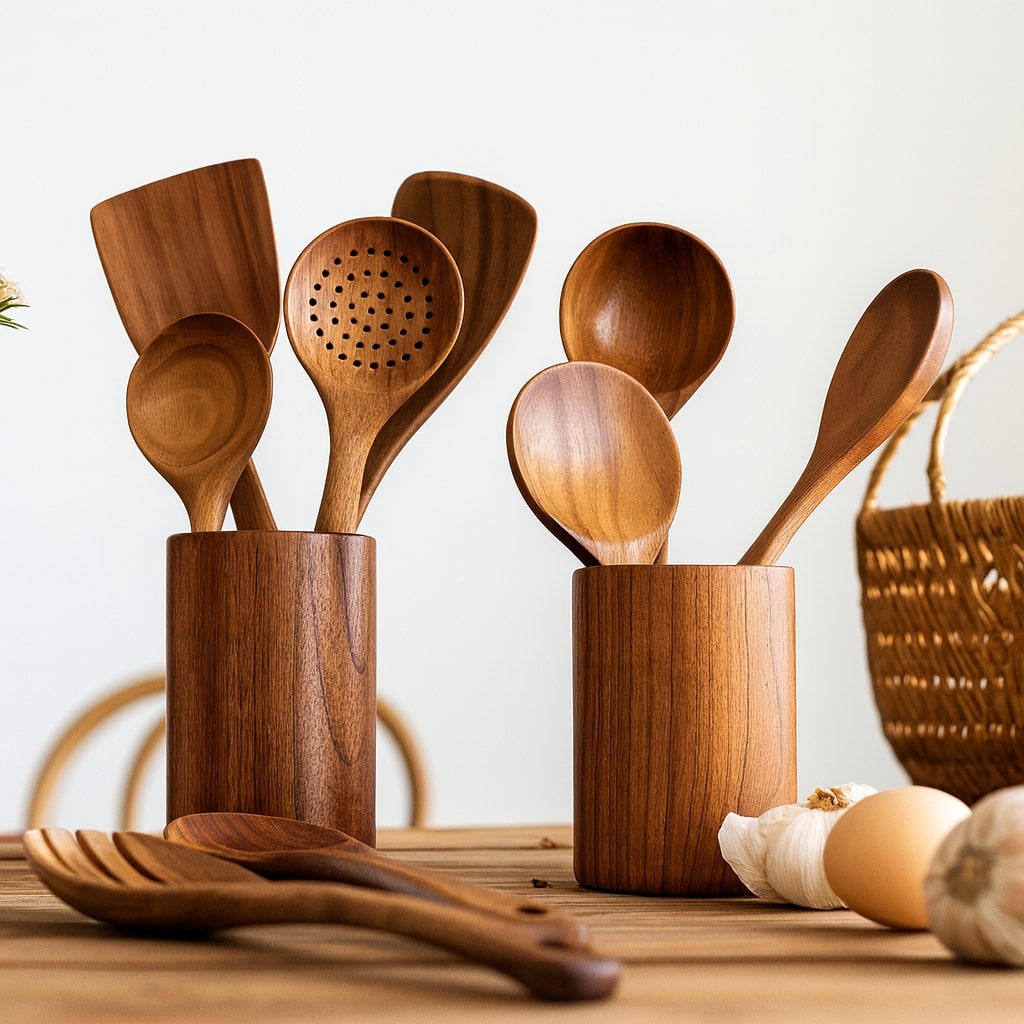 Holzküchenutensilien | Küchenhelfer-Set | NordWood