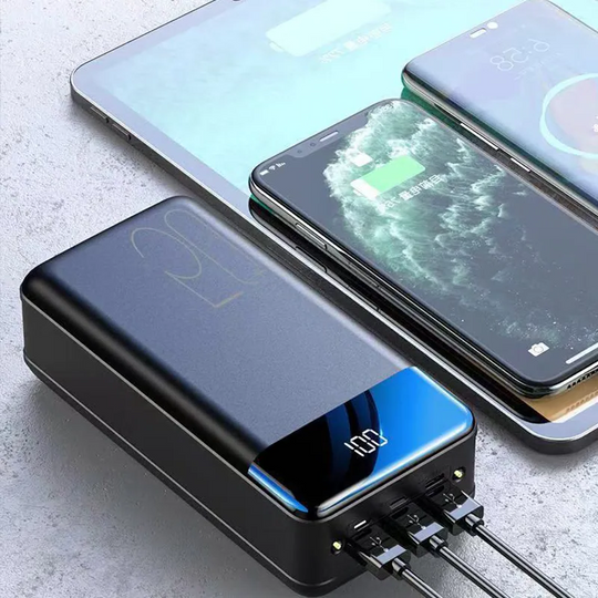 Voltaro Powerbank 50.000 mAh | Ultra-Schnellladen | Für Laptop, Tablet & Smartphone | Handlich & Extrem Leistungsstark