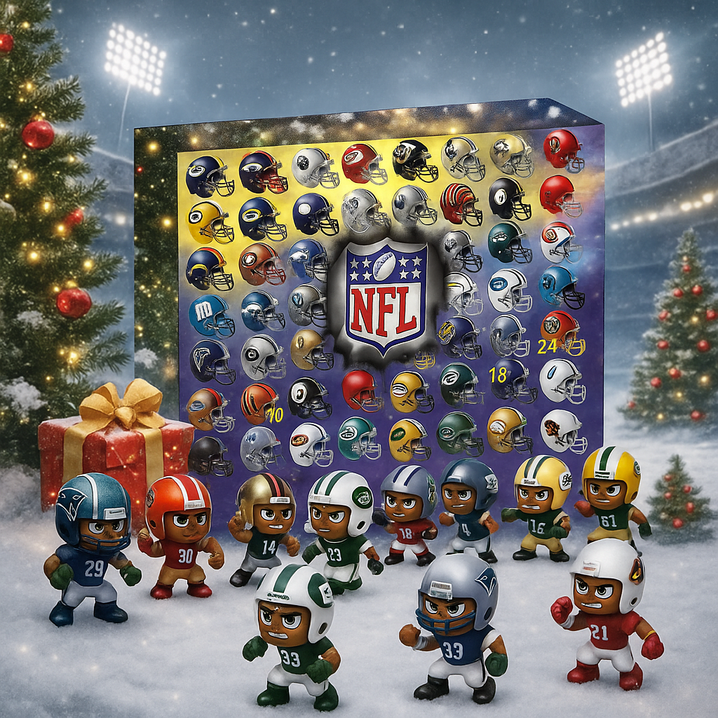 NFL Adventskalender – Team-Themen tägliche Überraschungen