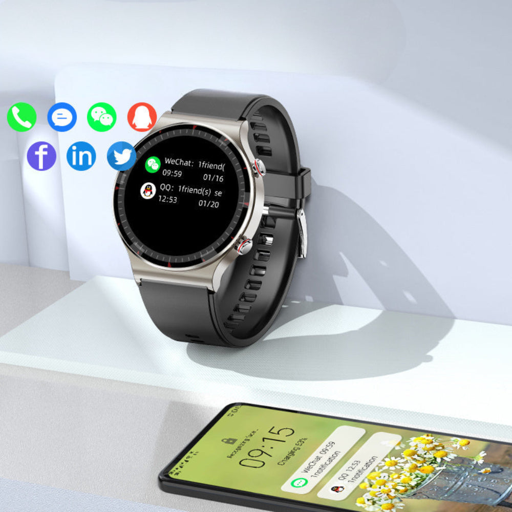 Smartwatch mit EKG Blutdruck Sauerstoffmonitor