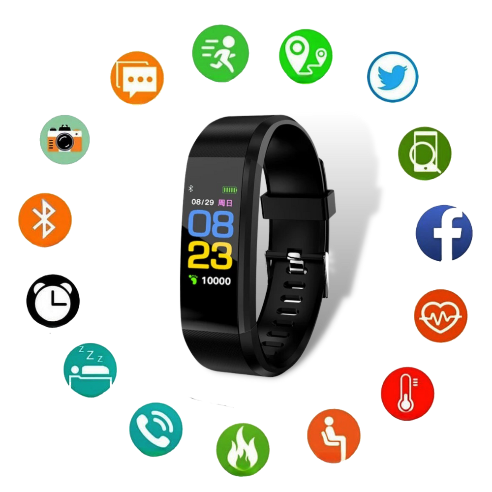 Ripob | Senioren Smartwatch | Herzfrequenz & Blutdruck Immer im Blick