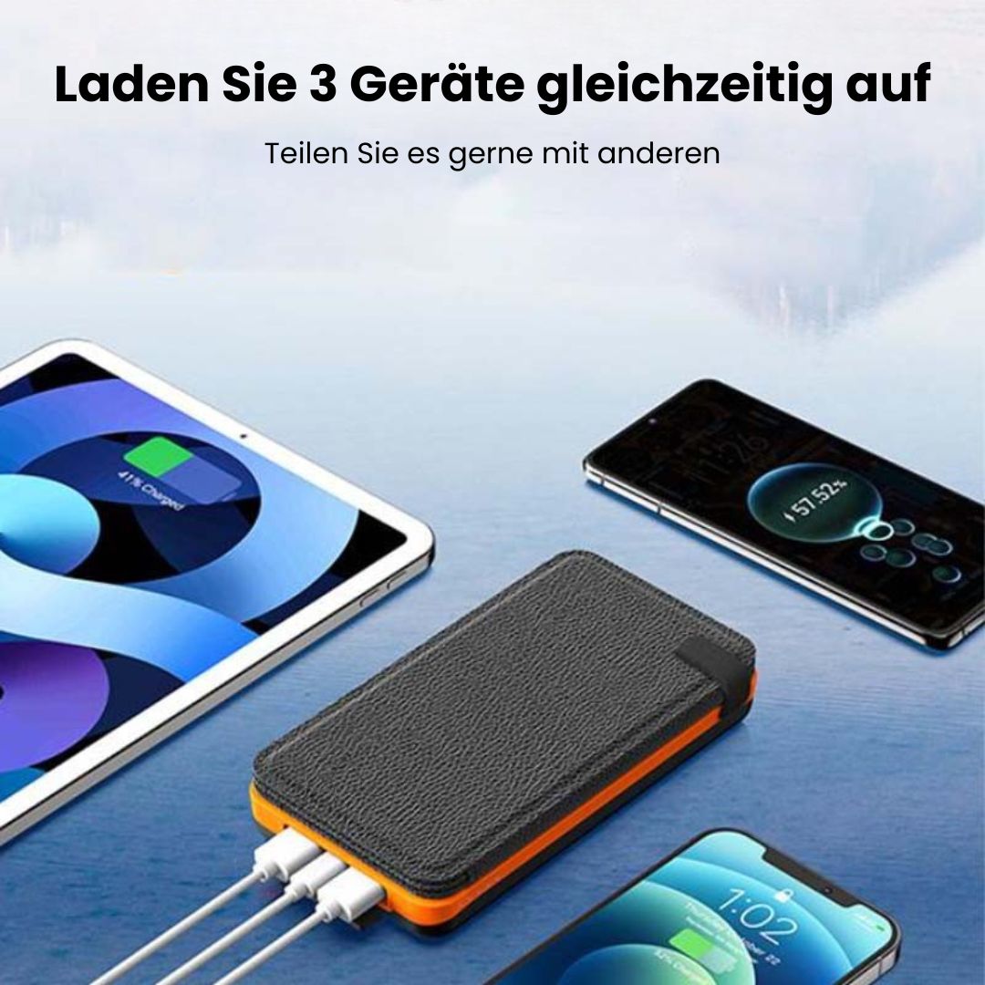 Powerbank Solar | Tragbares Solar-Ladegerät | Solar-Ladegeräte | SolarBox