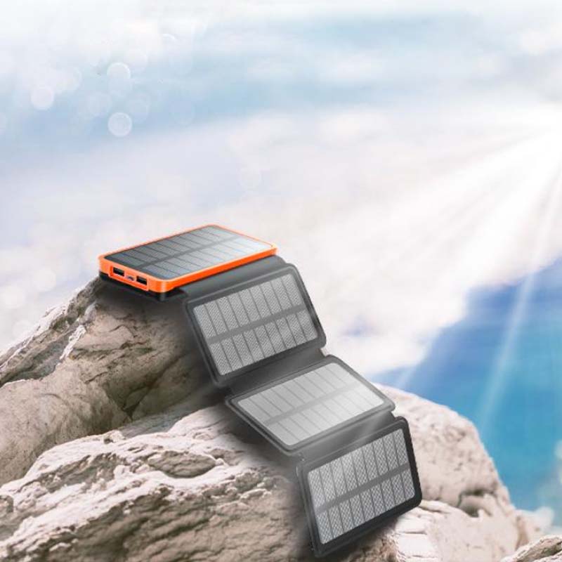 PowerFold | Tragbare faltbare wasserdichte Solar-Powerbank