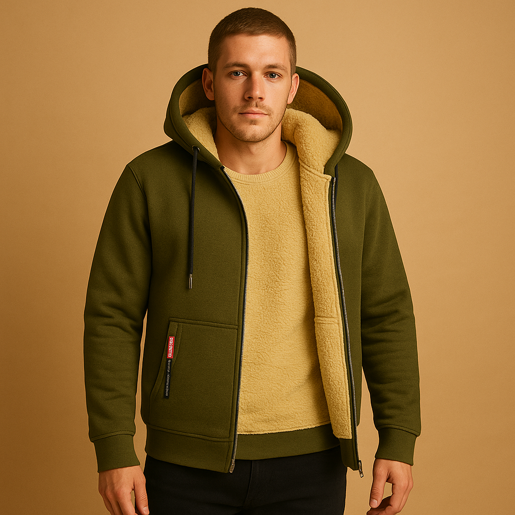 Herren Zip-Up Cardigan – Warm & Vielseitig Strickmode