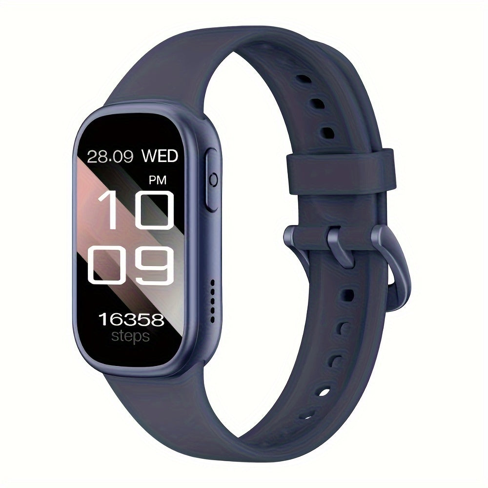Wasserdichte Smartwatch mit Silikonarmband Fitnessuhr