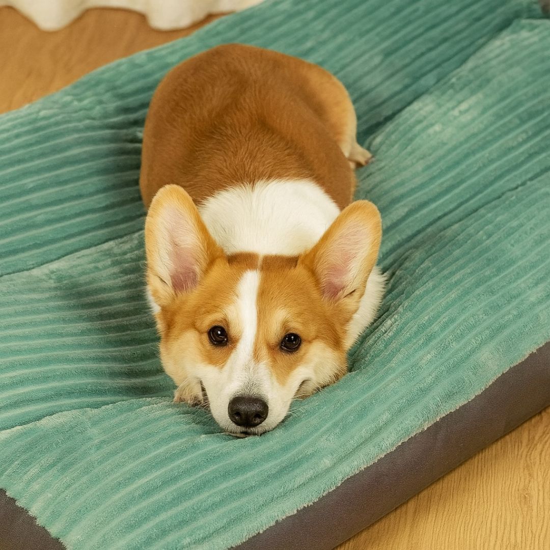Orthopädisches Hundebett für große und kleine Hunde | Waschbares Hundekissen | WuffNest
