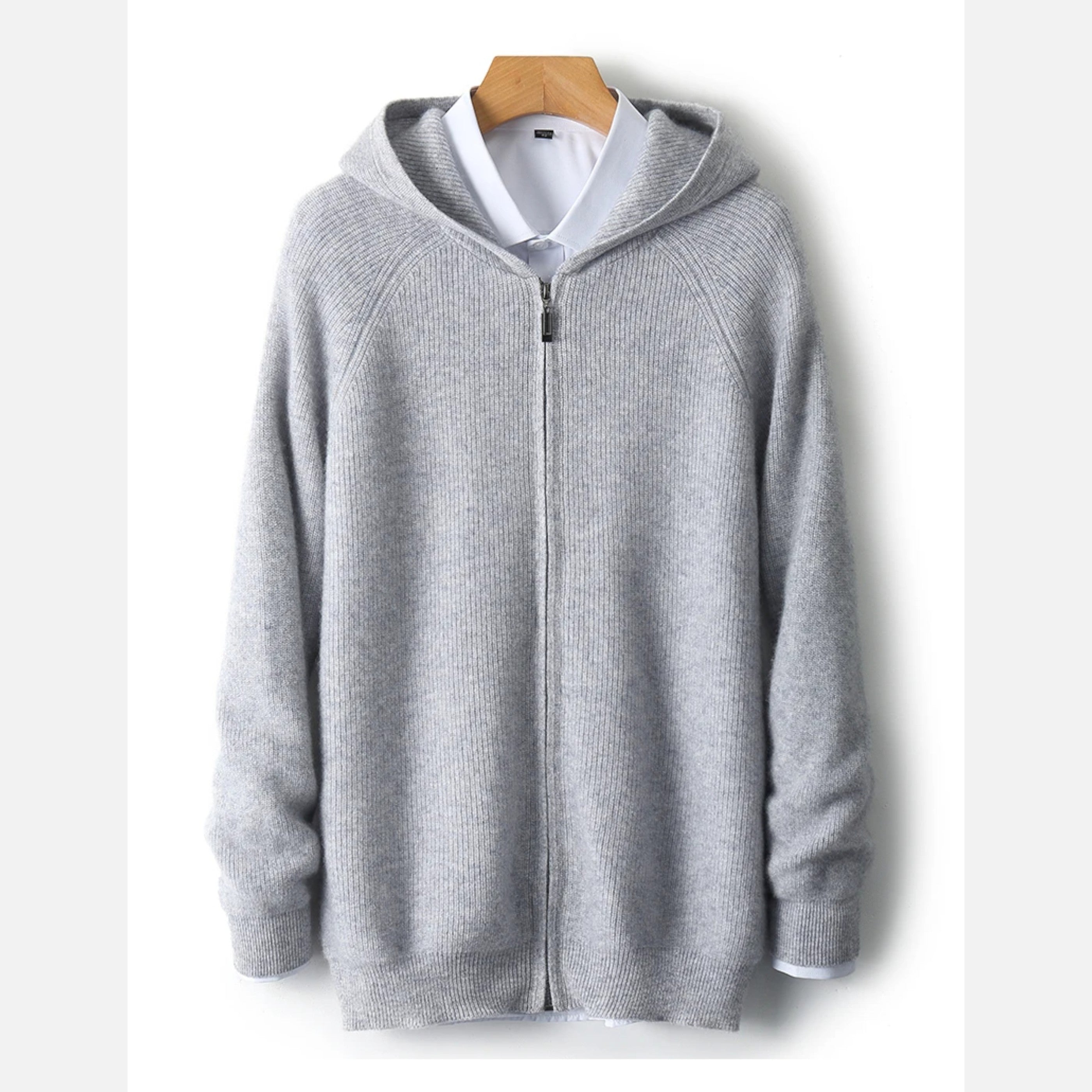 Herren Kapuzenpullover mit Reißverschluss | Warm, Raffiniert & Ideal für kalte Jahreszeiten