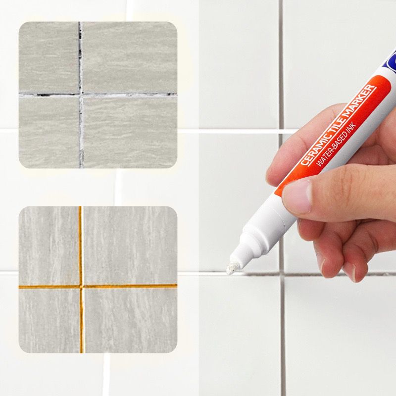 Ripob | Professioneller Fugenstift für Keramiktitel | Anti-Schimmel-Formel | Wasserfest & Lichtbeständig | Wasserbasierte Tinte | Inklusive Versiegelungseffekt
