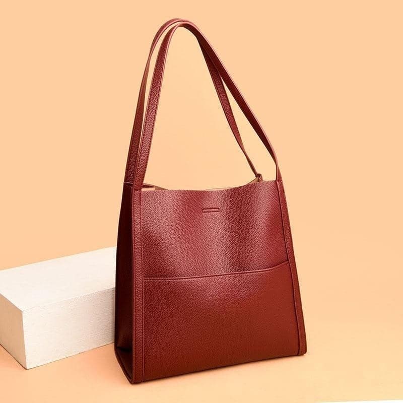 (50% Rabatt) Sarah™ Leder Tragetasche