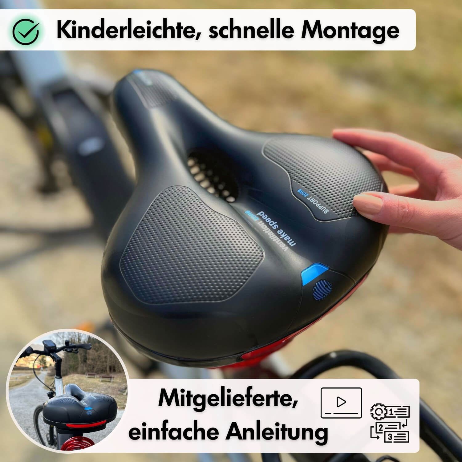CloudComfort Pro – Endlich Schmerzfreies Radfahren
