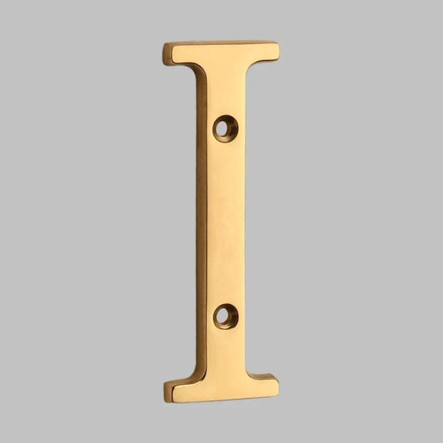 Traditionelle Hausnummern aus massivem Messing