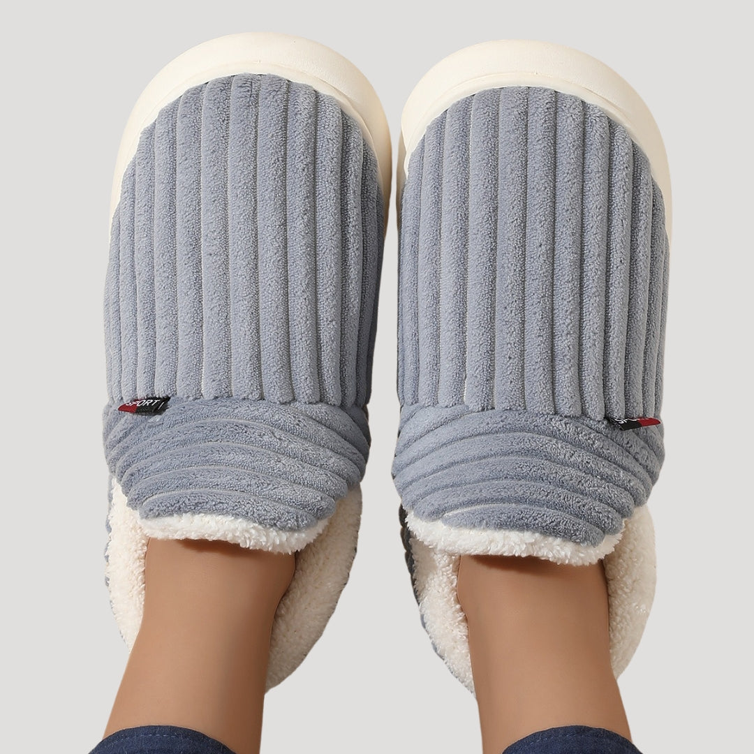 Damen Fleece Hausschuh-Stiefel | Warm, Weich und Einfach zu Tragen