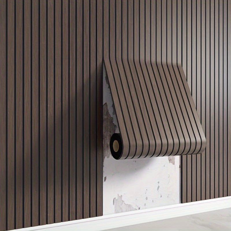 CleanWall - Selbstklebende 3D PVC-Wandpaneele in Holzoptik mit Struktur - Einfache und schnelle Installation - Perfekt für die Wohnungsrenovierung