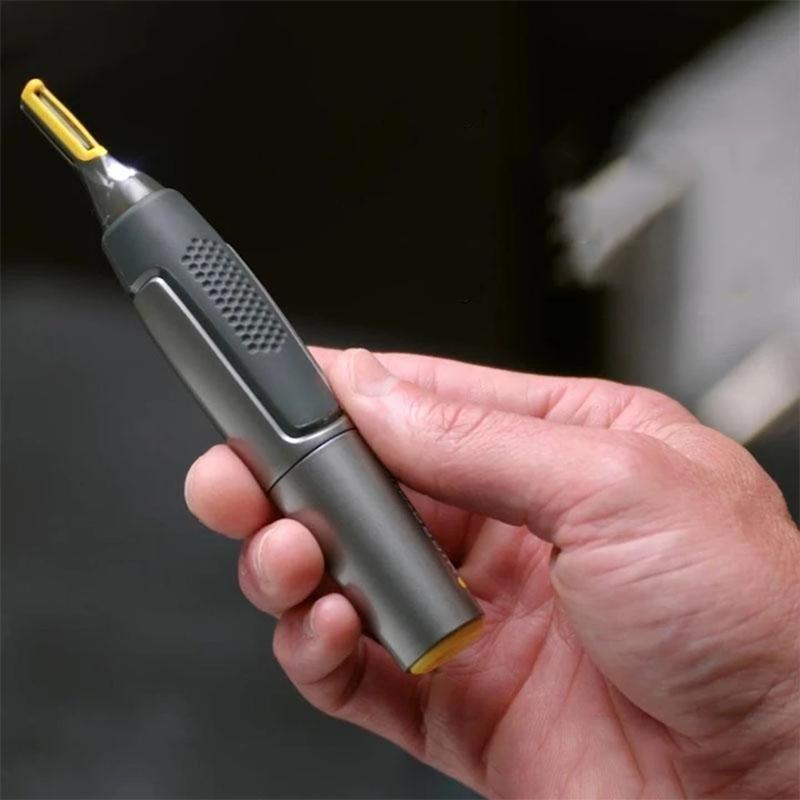 Ripob | Ultra-schlanker Präzisionstrimmer | Mikro-Oszillationsklingen | Titan-Edelstahl-Technologie | Integrierte LED-Beleuchtung | Ergonomisches Design