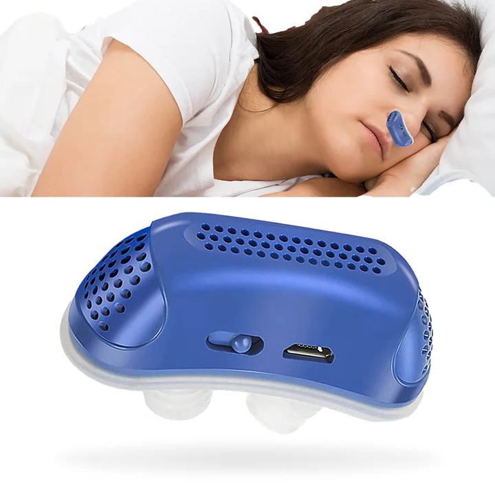 Mikro-CPAP Schlafapnoe-Gerät für Reisen & gegen Schnarchen - CPAP-Alternative