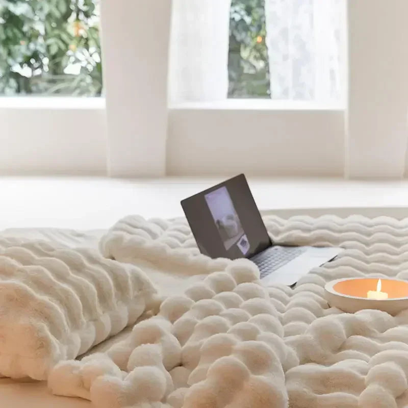 Flauschdecke SnuggleSoft | Wendbar | Ganzjährige Wärme | Fleece