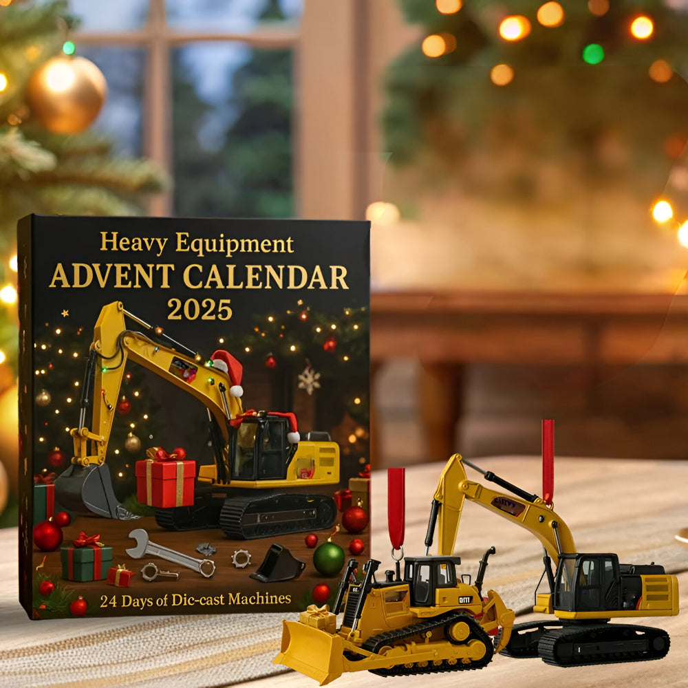 Baumaschinen-Adventskalender 2025 mit 24 Druckgussmodellen