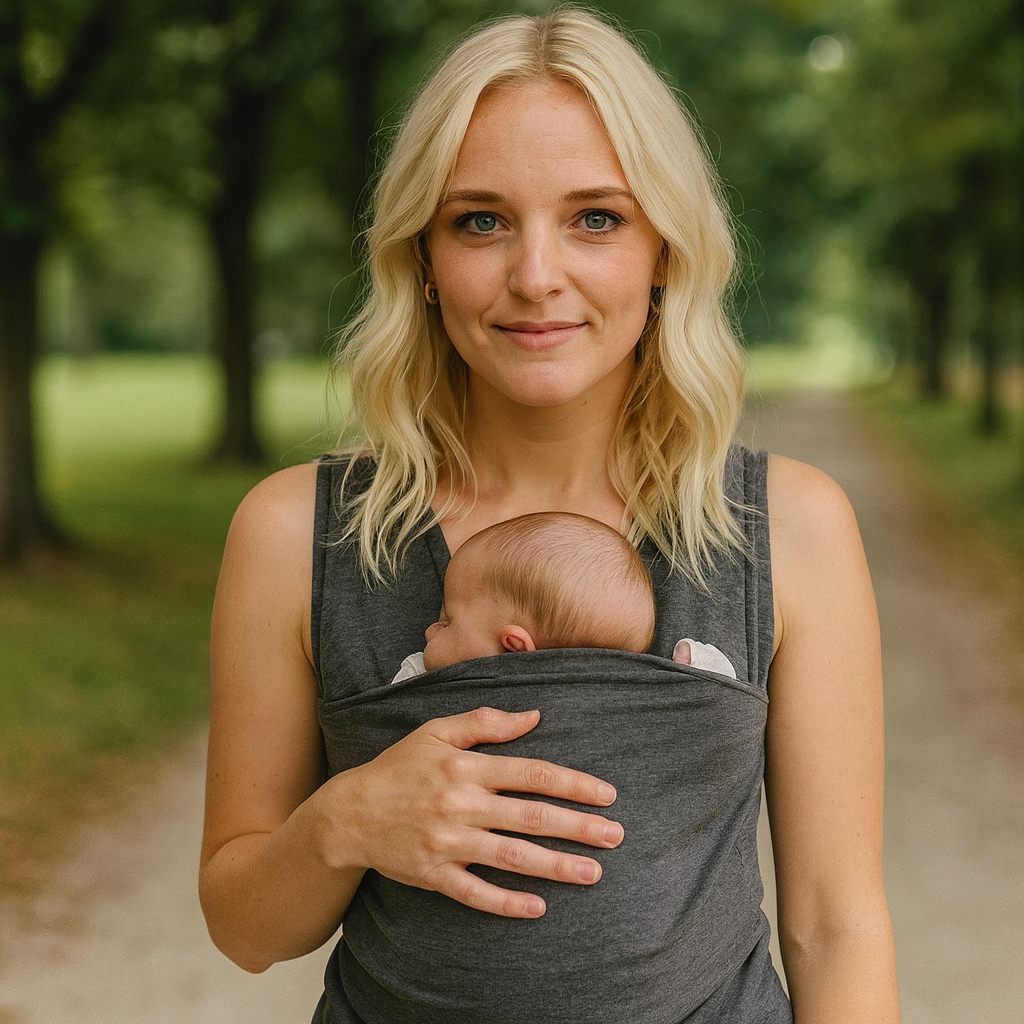 Babytrage-Shirt Elastisches Tragshirt für Eltern mit Neugeborenen