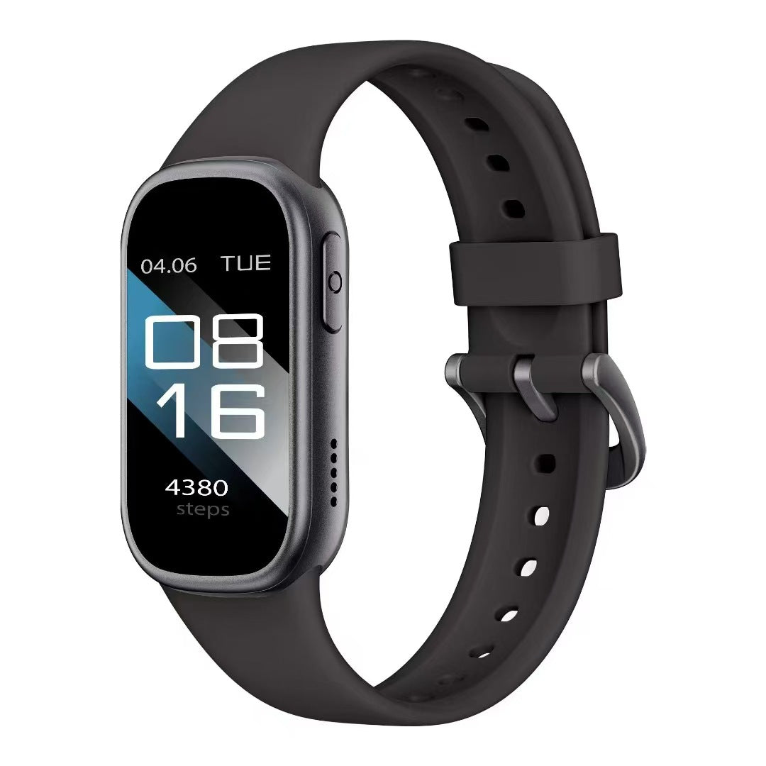 Wasserdichte Smartwatch mit Silikonarmband Fitnessuhr
