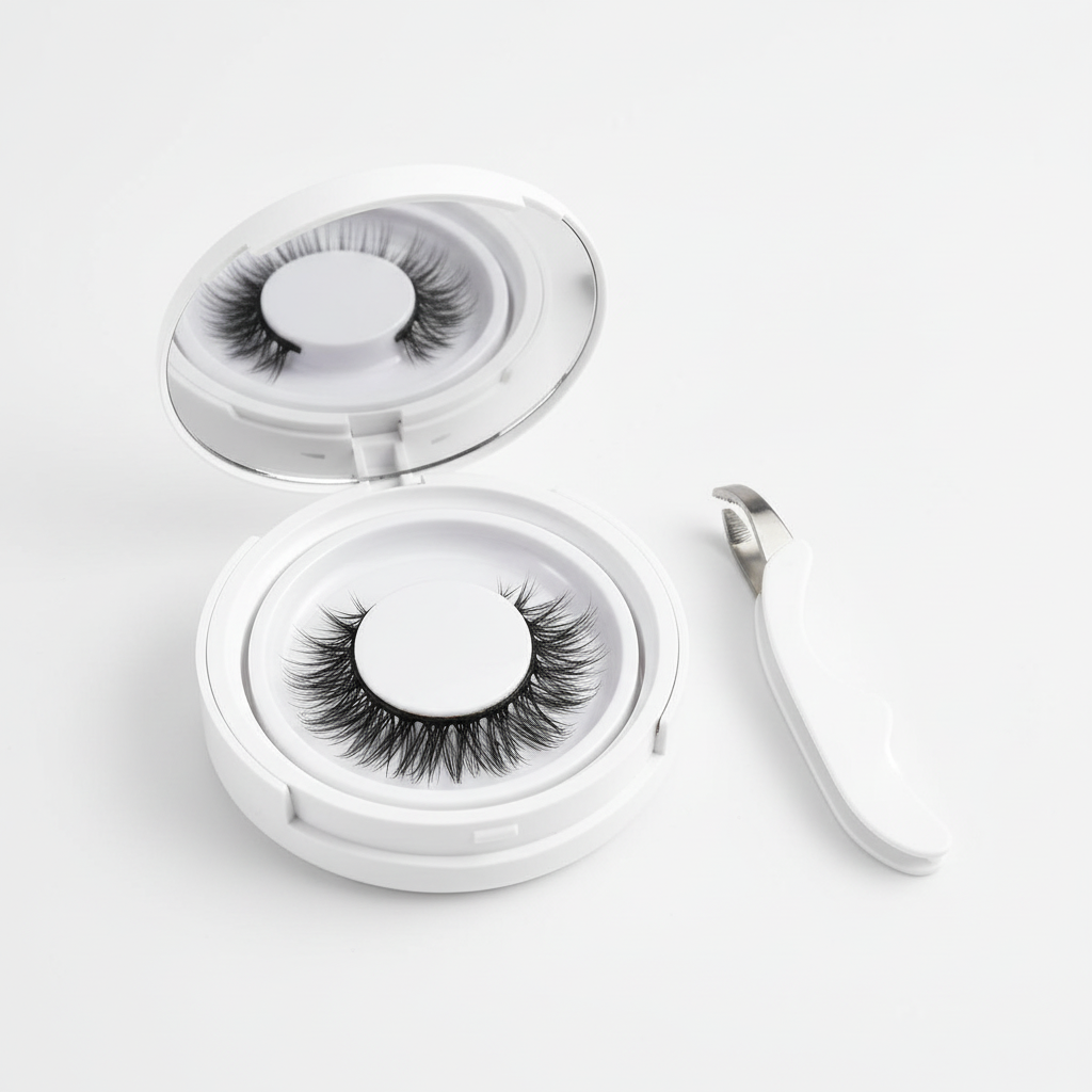 Ripob | Professionelles Magnet-Wimpern-Set | Kleberfrei & Wiederverwendbar | 3D Volumeneffekt | Inklusive Präzisionsapplikator | Wind- & Wasserfest | Hypoallergen